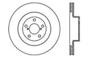 StopTech 02-10 Subaru WRX Slotted & Drilled Right Front Rotor (exc. STi)