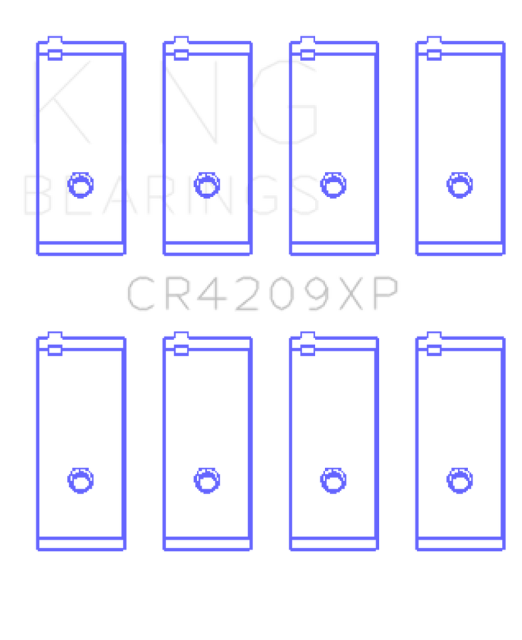 King Toyota 3SGTE (Size STD) Performance Rod Bearing Set