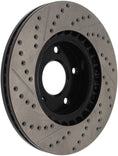 StopTech 1/02-05 Infiniti G35 (alloy disc) / 6/02-05 Nissan 350Z Slotted & Drilled Right Front Rotor