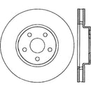 StopTech Sport Slotted (CRYO) 92-95 Toyota MR2 Front Right Slotted Rotor