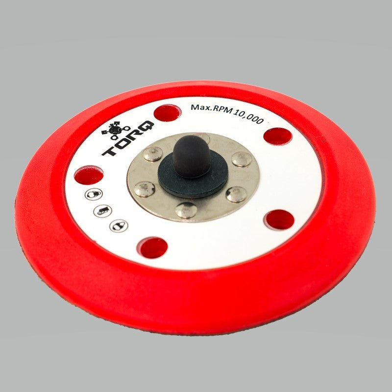 Chemical Guys TORQ R5 Dual-Action Red Backing Plate w/Hyper Flex Technology - 3in