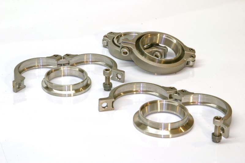 TiAL Sport MVR Optional Inlet/Outlet V-Band Clamp Set