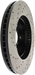 StopTech 02 Lexus ES 250/300/330/350 / 05-07 Toyota Avalon Slotted & Drilled Left Front Rotor