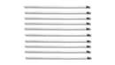 Vibrant SS Cable Ties 7.5in Long (10 cable ties / Pack)