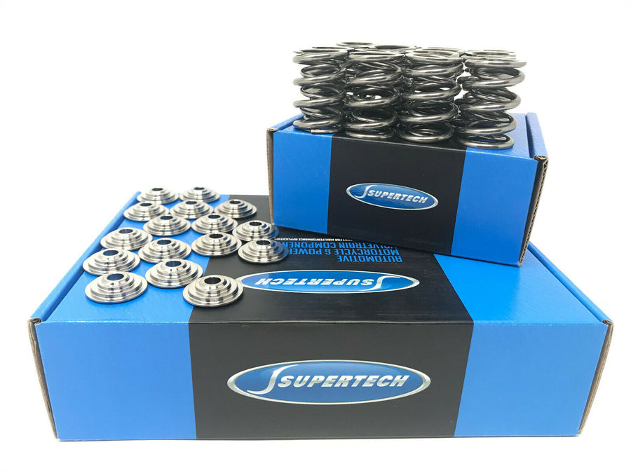 Supertech 80lb Valve Springs & Titanium Retainers K20 K20a K20a2 K20z1 K20z3 K24