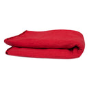 Chemical Guys Waffle Weave Glass & Window Microfiber Towel - 24in x 16in - Red