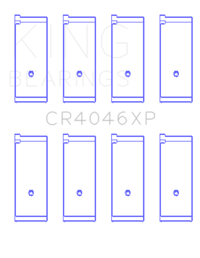 King Acura D16A1 (Size STDX) Performance Rod Bearing Set