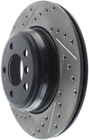 StopTech 12-16 BMW 335i Slotted & Drilled Rear Right Rotor