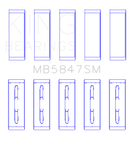 King Ford Powerstroke 6.7L Diesel (0.25 Oversized) OS +.040 Crankshaft Main Bearing Set