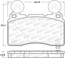 StopTech Street Brake Pads - Rear