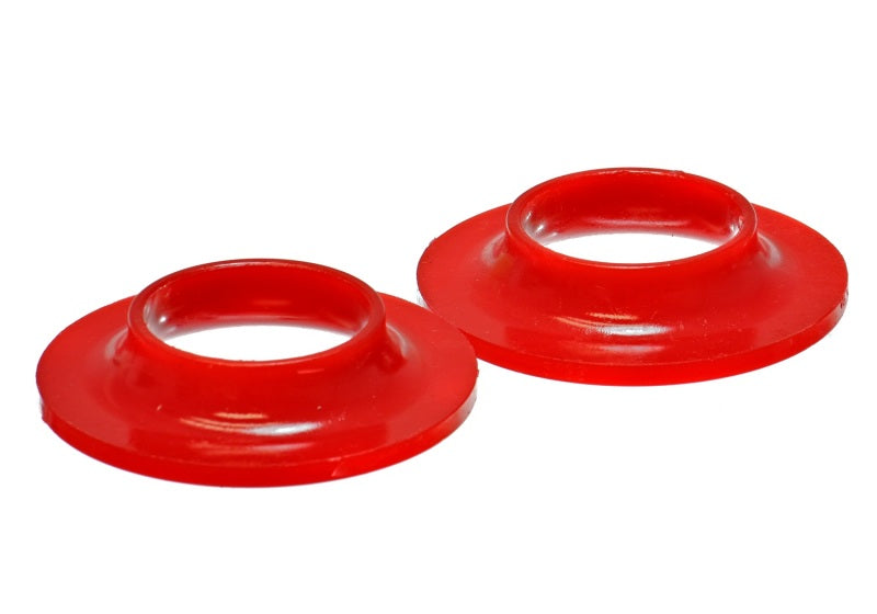 Energy Suspension Universal 2 1/8in ID 4 1/8in OD 13/16in H Red Coil Spring Isolators (2 per set)