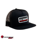 SpeedFactory Racing Finish Line Patch Snap Back Trucker Hat - Black