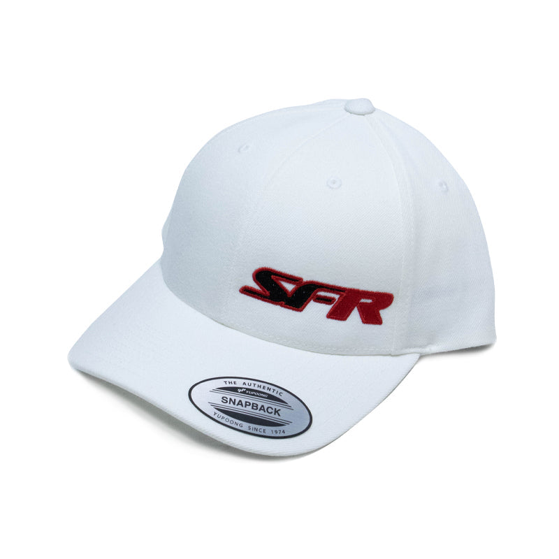 SpeedFactory Racing All White SFR Snapback Hat [SF-09-551]
